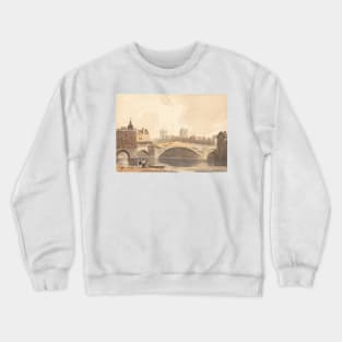 View of York by John Varley Crewneck Sweatshirt